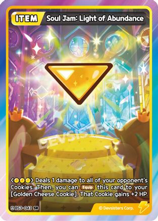 Soul Jam: Light of Abundance (BS3-043) - Age of Heroes and Kingdoms Foil