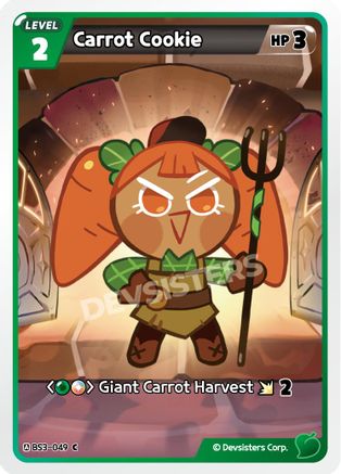 Carrot Cookie (BS3-049) - Age of Heroes and Kingdoms