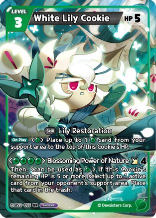 White Lily Cookie (BS3-055) - Age of Heroes and Kingdoms Foil