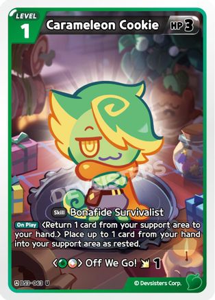 Carameleon Cookie (BS3-063) - Age of Heroes and Kingdoms