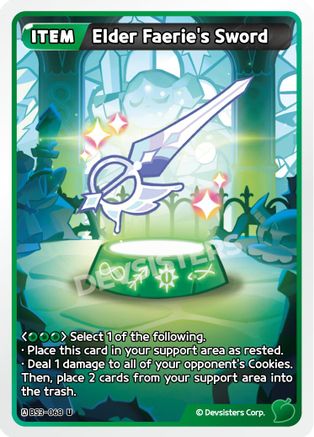 Elder Faerie's Sword (BS3-068) - Age of Heroes and Kingdoms