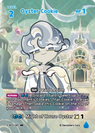 Oyster Cookie (SEC) (BS3-081) - Age of Heroes and Kingdoms Foil