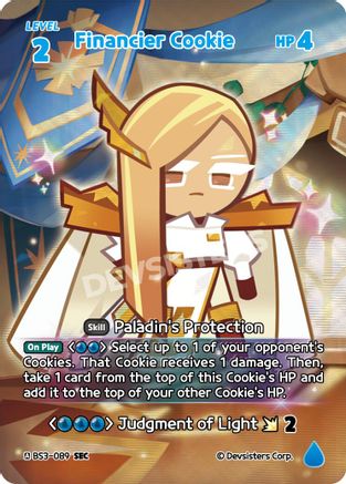 Financier Cookie (089) (SEC) (BS3-089) - Age of Heroes and Kingdoms Foil