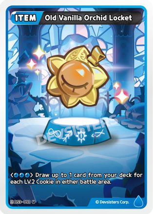 Old Vanilla Orchid Locket (BS3-092) - Age of Heroes and Kingdoms