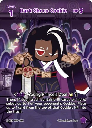 Dark Choco Cookie (SEC) (BS3-099) - Age of Heroes and Kingdoms Foil
