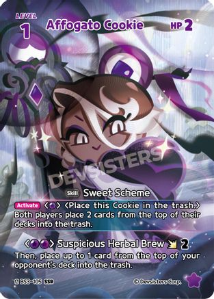Affogato Cookie (SSR) (BS3-105) - Age of Heroes and Kingdoms Foil