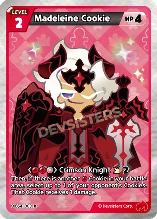 Madeleine Cookie (003) (BS4-003) - Age of Heroes and Kingdoms Foil