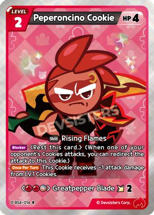 Peperoncino Cookie (BS4-014) - Age of Heroes and Kingdoms Foil