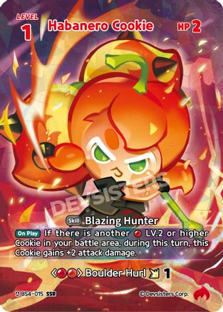 Habanero Cookie (SSR) (BS4-015) - Age of Heroes and Kingdoms Foil