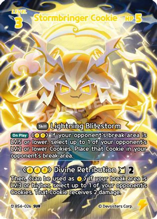 Stormbringer Cookie (SUR) (BS4-026) - Age of Heroes and Kingdoms Foil