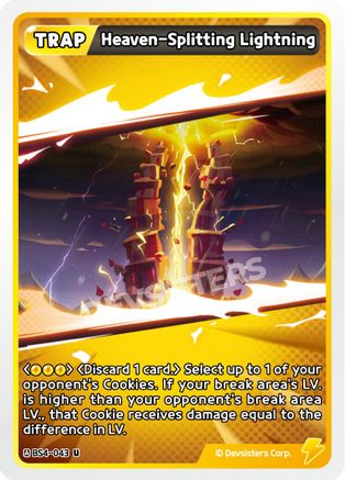 Heaven-Splitting Lightning (BS4-043) - Age of Heroes and Kingdoms