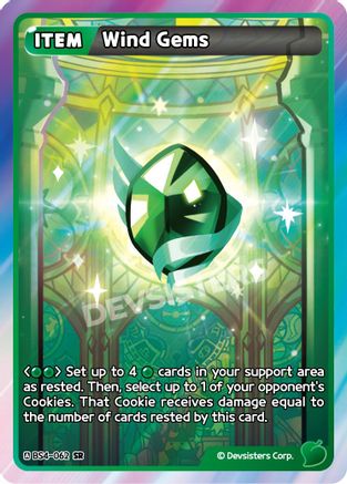 Wind Gems (BS4-062) - Age of Heroes and Kingdoms Foil