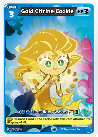 Gold Citrine Cookie (BS4-067) - Age of Heroes and Kingdoms