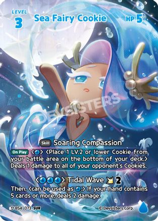 Sea Fairy Cookie (SUR) (BS4-073) - Age of Heroes and Kingdoms Foil