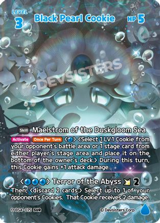 Black Pearl Cookie (SUR) (BS4-075) - Age of Heroes and Kingdoms Foil