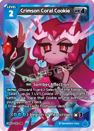 Crimson Coral Cookie (BS4-081) - Age of Heroes and Kingdoms Foil