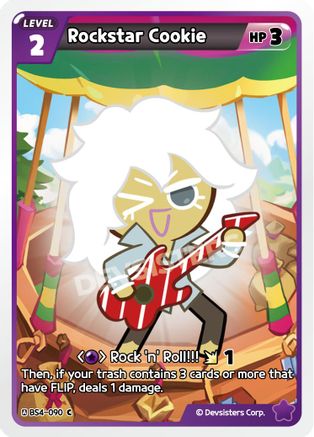 Rockstar Cookie (BS4-090) - Age of Heroes and Kingdoms