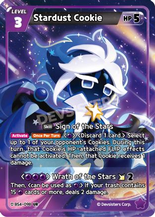 Stardust Cookie (098) (BS4-098) - Age of Heroes and Kingdoms Foil