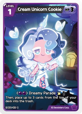 Cream Unicorn Cookie (BS4-103) - Age of Heroes and Kingdoms