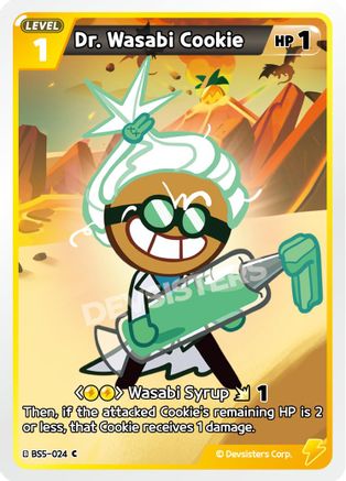 Dr. Wasabi Cookie (024) (BS5-024) - Arena of Glory