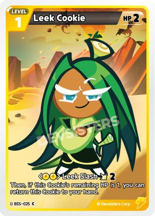 Leek Cookie (025) (BS5-025) - Arena of Glory