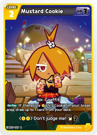 Mustard Cookie (029) (BS5-029) - Arena of Glory