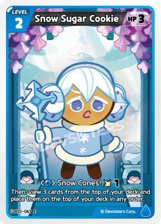 Snow Sugar Cookie (BS5-067) - Arena of Glory