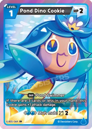 Pond Dino Cookie (BS5-069) - Arena of Glory Foil