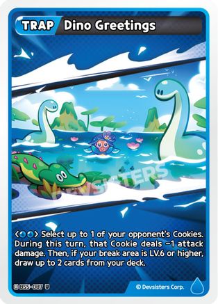 Dino Greetings (BS5-087) - Arena of Glory