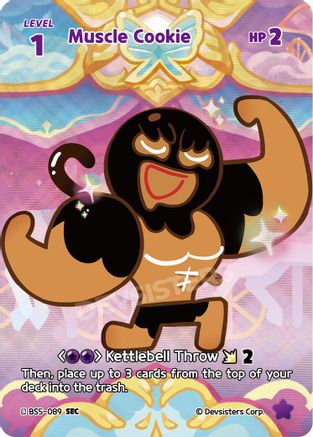 Muscle Cookie (SEC) (BS5-089) - Arena of Glory Foil