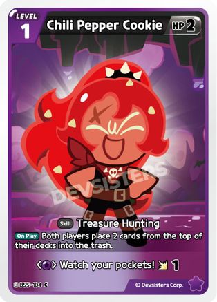 Chili Pepper Cookie (104) (BS5-104) - Arena of Glory