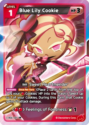 Blue Lily Cookie (BS6-001) - Arena of Glory Foil