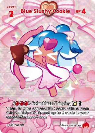 Blue Slushy Cookie (SEC) (BS6-007) - Arena of Glory Foil