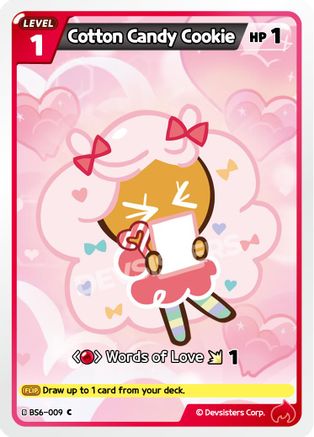 Cotton Candy Cookie (009) (BS6-009) - Arena of Glory