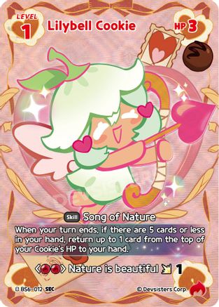Lilybell Cookie (SEC) (BS6-012) - Arena of Glory Foil