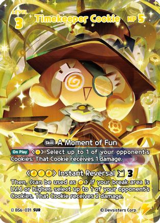 Timekeeper Cookie (031) (SUR) (BS6-031) - Arena of Glory Foil