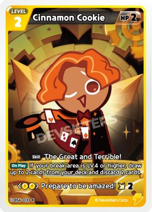 Cinnamon Cookie (BS6-033) - Arena of Glory