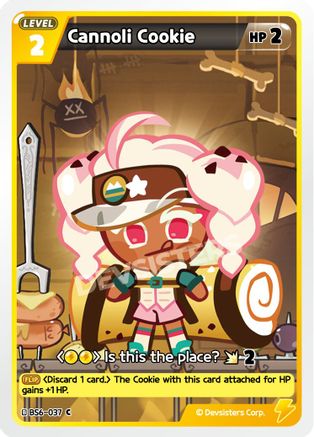 Cannoli Cookie (BS6-037) - Arena of Glory