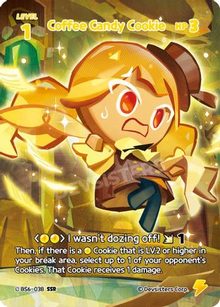 Coffee Candy Cookie (038) (SSR) (BS6-038) - Arena of Glory Foil