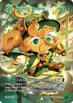 Walnut Cookie (SSR) (BS6-061) - Arena of Glory Foil