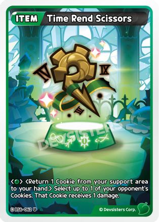 Time Rend Scissors (BS6-062) - Arena of Glory