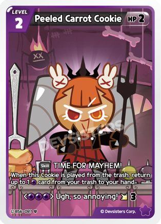 Peeled Carrot Cookie (BS6-087) - Arena of Glory