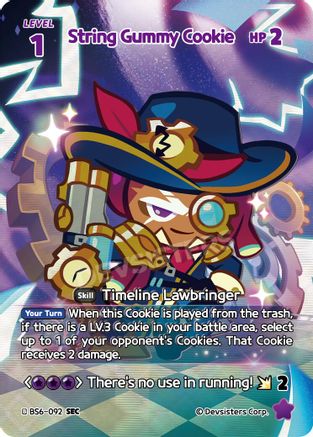 String Gummy Cookie (092) (SEC) (BS6-092) - Arena of Glory Foil
