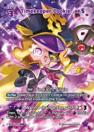 Timekeeper Cookie (093) (SUR) (BS6-093) - Arena of Glory Foil