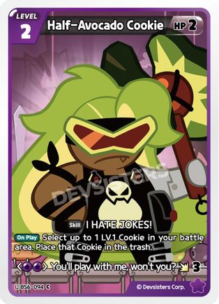 Half-Avocado Cookie (BS6-094) - Arena of Glory