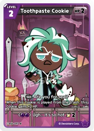 Toothpaste Cookie (BS6-097) - Arena of Glory
