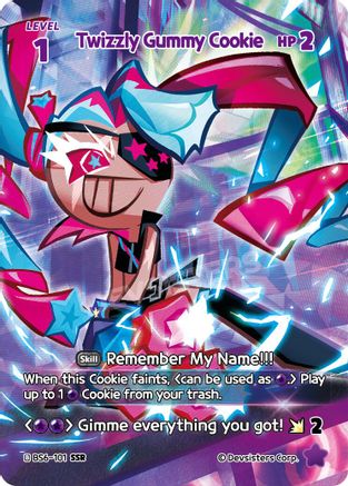Twizzly Gummy Cookie (SSR) (BS6-101) - Arena of Glory Foil