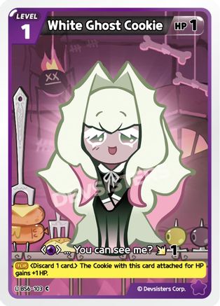White Ghost Cookie (BS6-103) - Arena of Glory