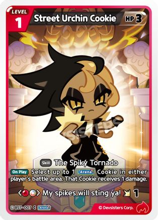 Street Urchin Cookie (BS7-007) - Arena of Glory