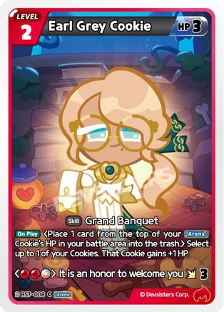 Earl Grey Cookie (BS7-008) - Arena of Glory